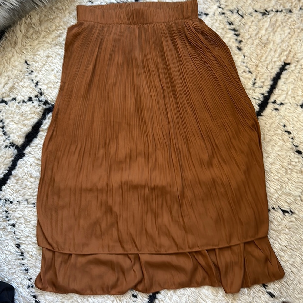 Brown skies are blue skirt